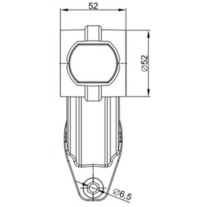 LED Global LG175 - 3 Function Led 90 Degree Stalk Marker Light (LH)