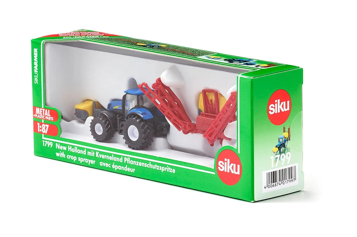 Siku New Holland with Kverneland Crop Protection Sprayer 1:87
