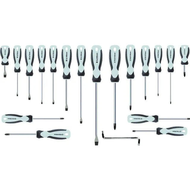 Jefferson 19 Piece Screwdriver Set - Chrome Vanadium Steel Blades