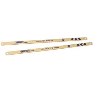 Draper Bi-Metal Hacksaw Blades, (2x300mm) 18TPI