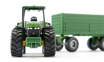 SIKU John Deere 8000 Series Tractor with Tipping Trailer Toy - 1:50 Scale | SIKUFARMER Series