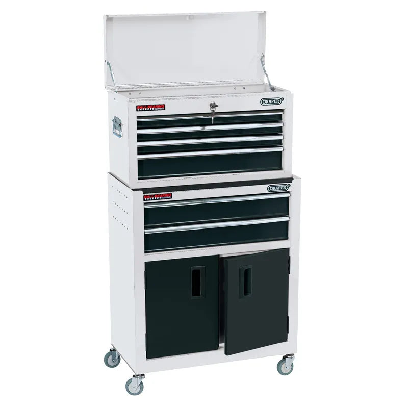 Draper 24" Combined Roller Cabinet and Tool Chest (6 Drawer)
