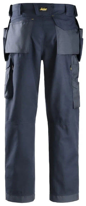 Snickers 3214 Canvas+ Craftsmen Holster Pockets Trousers - Navy