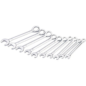 Draper Metric Midget Combination Spanner Set (10 Piece)