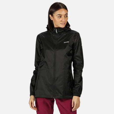 Regatta Kimberley Walsh Pack-It III Lightweight Waterproof Packaway Walking Jacket Black