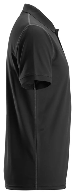 Snickers 2721 Lightweight Polo Shirt Black - 100% Recycled Polyester with Anti-Odor Finish