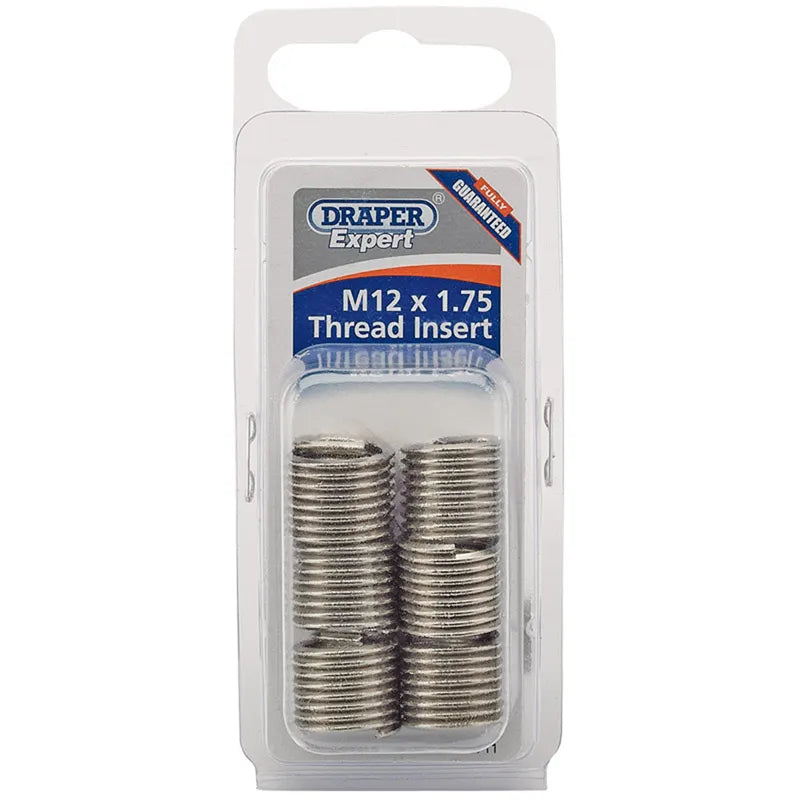 Draper M12 x 1.75 Metric Thread Insert Refill Pack (6)