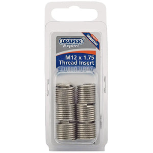 Draper M12 x 1.75 Metric Thread Insert Refill Pack (6)