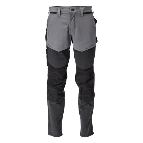 Mascot Ultimate Stretch Trousers with Kneepad Pockets Grey/Black