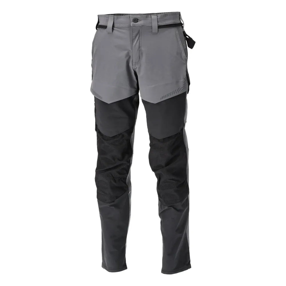Mascot Ultimate Stretch Trousers with Kneepad Pockets Grey/Black