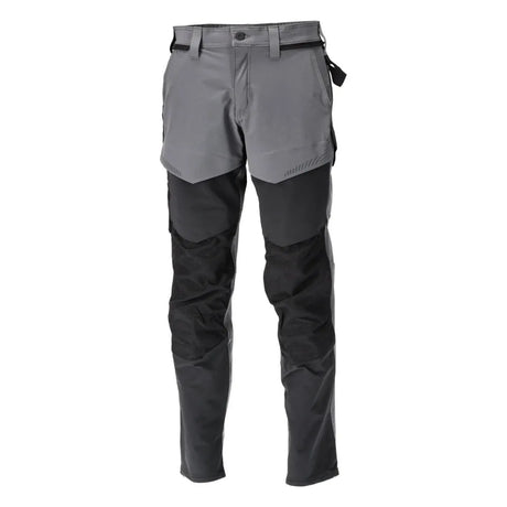Mascot Ultimate Stretch Trousers with Kneepad Pockets Grey/Black