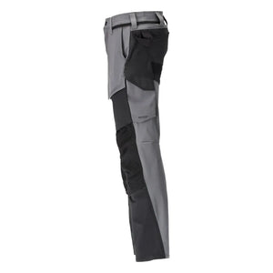 Mascot Ultimate Stretch Trousers with Kneepad Pockets Grey/Black