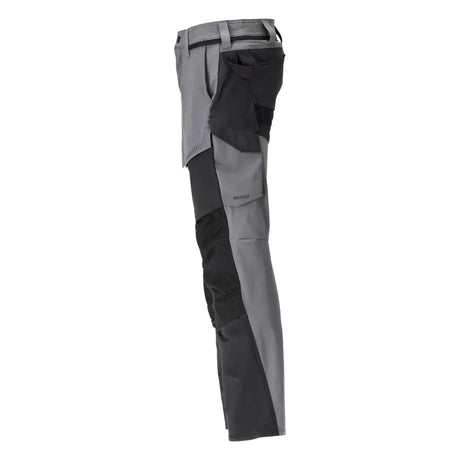Mascot Ultimate Stretch Trousers with Kneepad Pockets Grey/Black