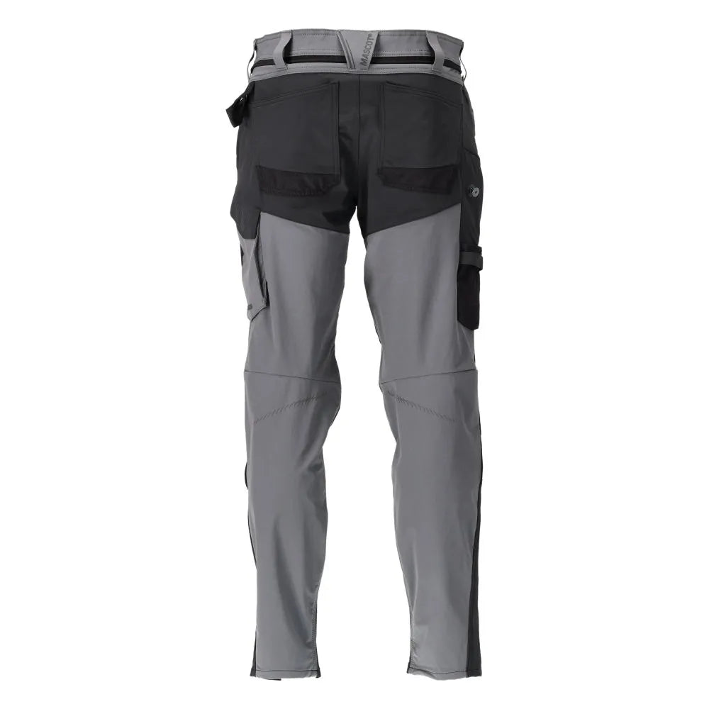Mascot Ultimate Stretch Trousers with Kneepad Pockets Grey/Black