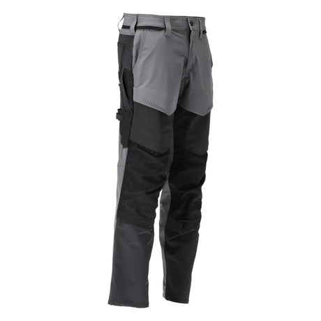 Mascot Ultimate Stretch Trousers with Kneepad Pockets Grey/Black