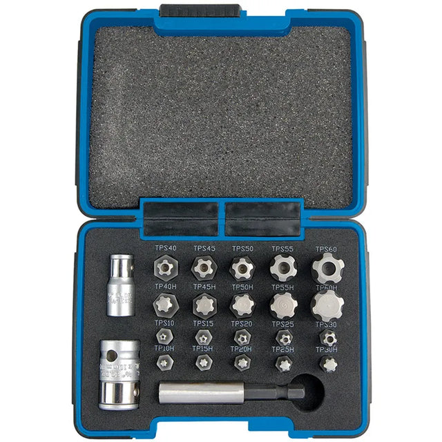 Draper TX-Star 1/4 23 Piece Plus Bit Set, 3/8" Sq. Dr