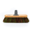 Buffalo Sweeper 12" Stiff Bassine Broom Head with Tuff-Lok Bracket