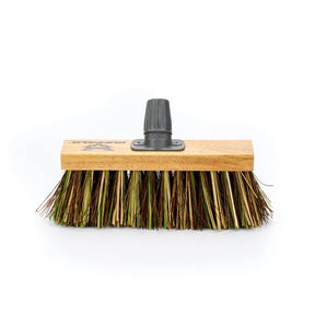 Buffalo Scavenger 10.5" Stiff Bassine Broom Head with Tuff-Lok Bracket