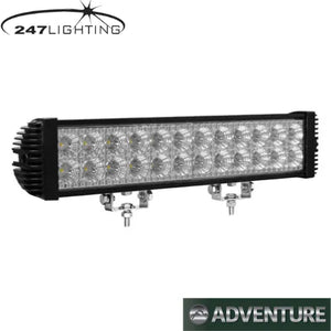 247 17.5" Adventure Work Lamp Bar | 5400 Lumens, 72W, IP67 Rated Flood Beam - CA 6115