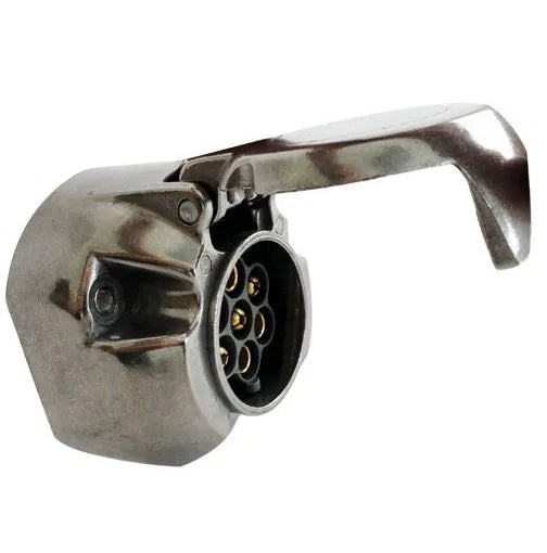 247 7 Pin Aluminium Socket - Durable 12 Volt Trailer Connector - CA311BULK