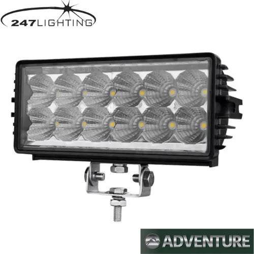 247 7.8" Adventure Work Lamp Bar | 2700 Lumens, IP67 Rated Flood Beam - CA 6114