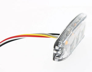247 LED Directional Warning Light | Red - 9W, 18 Flash Patterns, IP67 Rated - CA 7182R