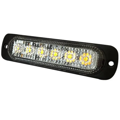 247 LED Directional Warning Light | White - 3W, 19 Flash Patterns, IP67 Rated - CA 7073W