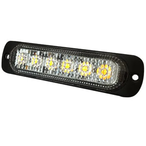 247 LED Directional Warning Red Light - 3W, 19 Flash Patterns, IP67 Rated - CA7073R