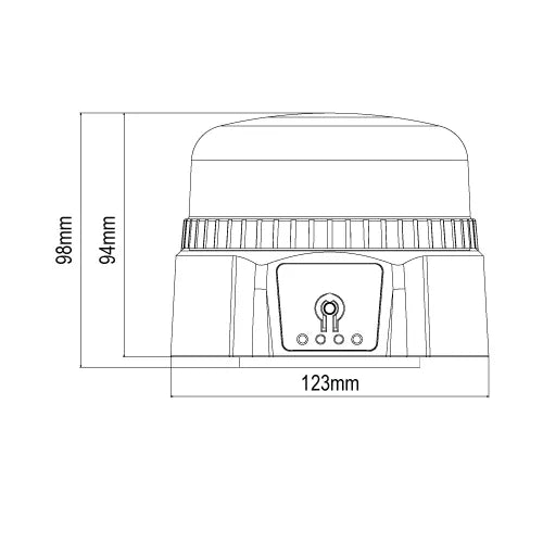 247 LED Rechargeable Beacon | 360° Light, 8-Hour Battery, IP66 Rated - CA 8190