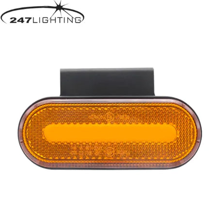 247 LED Side Marker Lamp | IP67 Rated, 10-30V Horizontal Mount - CA 7112A