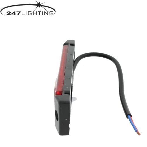 247 Red LED Marker Lamp - IP65 Rated, 12-24V Surface Mount Light - CA 9310R