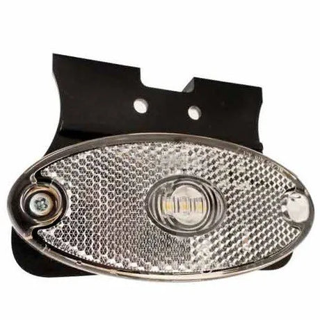 247 White LED Marker Lamp With Bracket - IP67 Rated, 12-24V, ECE Approved - CA 9350W