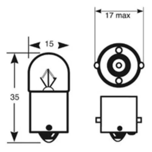 24V Single Contact Bulb - LG5050 Side & Tail Light 9N1490