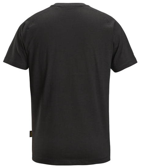 Snickers Logo T-Shirt Black 2590 | Soft & Comfortable Everyday Workwear Tee
