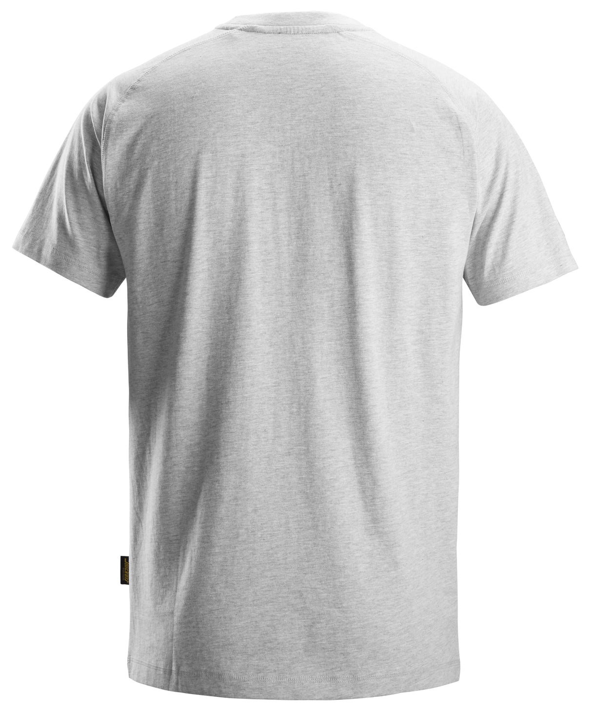 Snickers Logo T-Shirt Grey Melange 2590 | Soft & Comfortable Everyday Workwear Tee