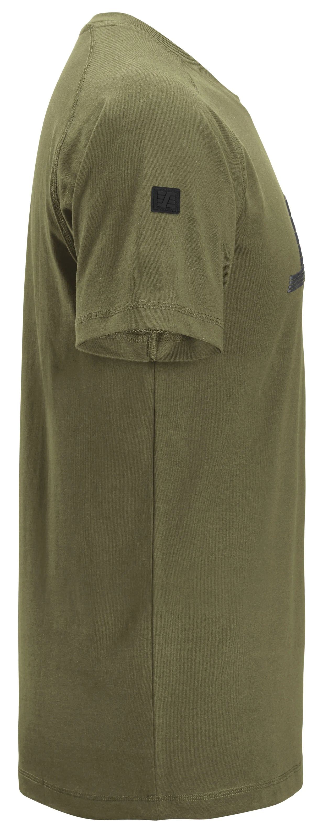 Snickers Logo T-Shirt Khaki Green 2590 | Soft & Comfortable Everyday Workwear Tee
