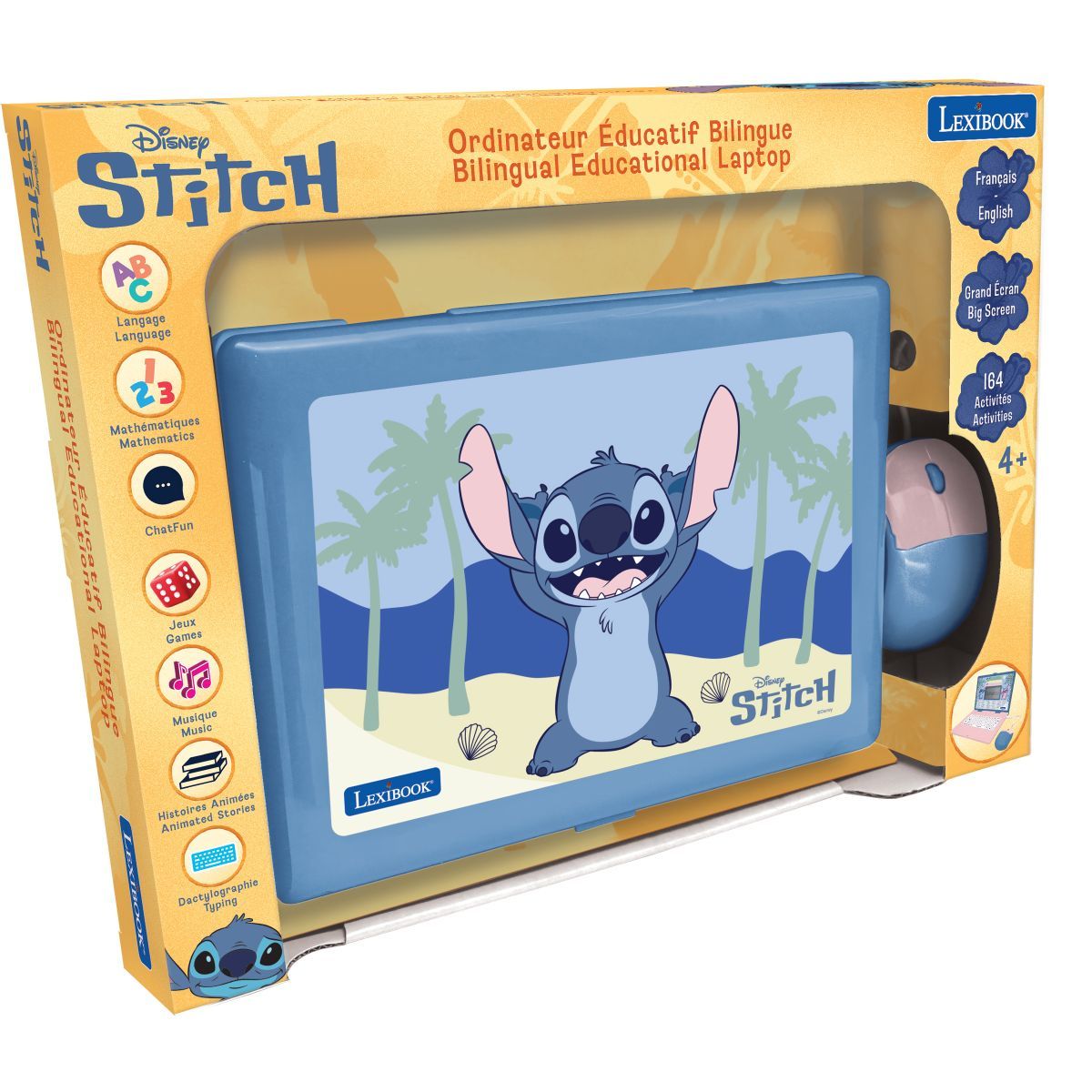 Disney Stitch Bilingual Educational Laptop