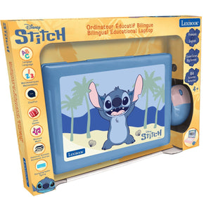 Disney Stitch Bilingual Educational Laptop