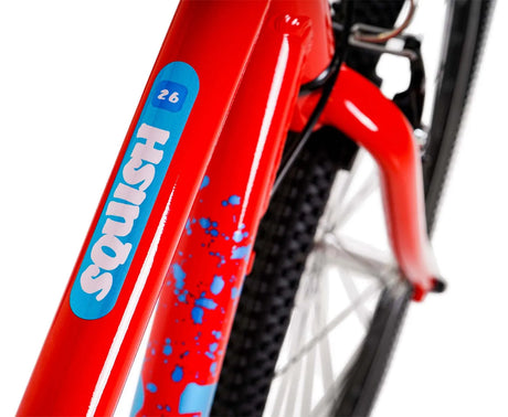 Junior Red Squish Bike 15" Frame, 26-inch Wheels for Ages 11+ | Lightweight Alloy