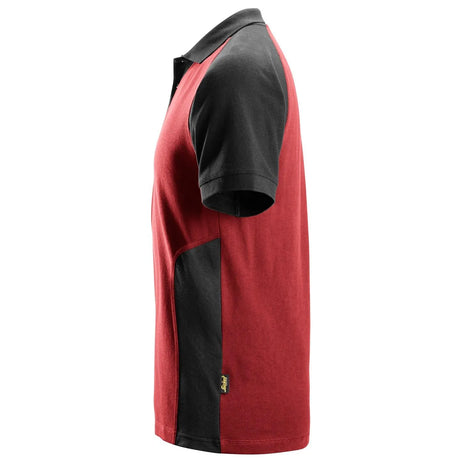 Snickers Two Coloured Polo Shirt Red/Black