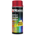 Morris High Gloss Acrylic Spray Paint Carmine Red 400ml - RAL 3002