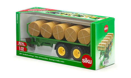 Siku Round Bale Trailer with 20 Bales
