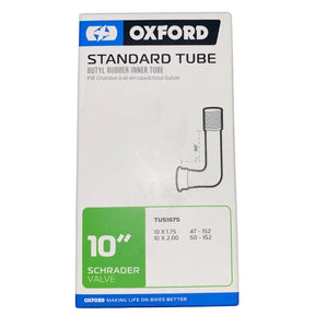 Oxford Inner Tube 10 x 1.75-2.00 Schrader 90 degree