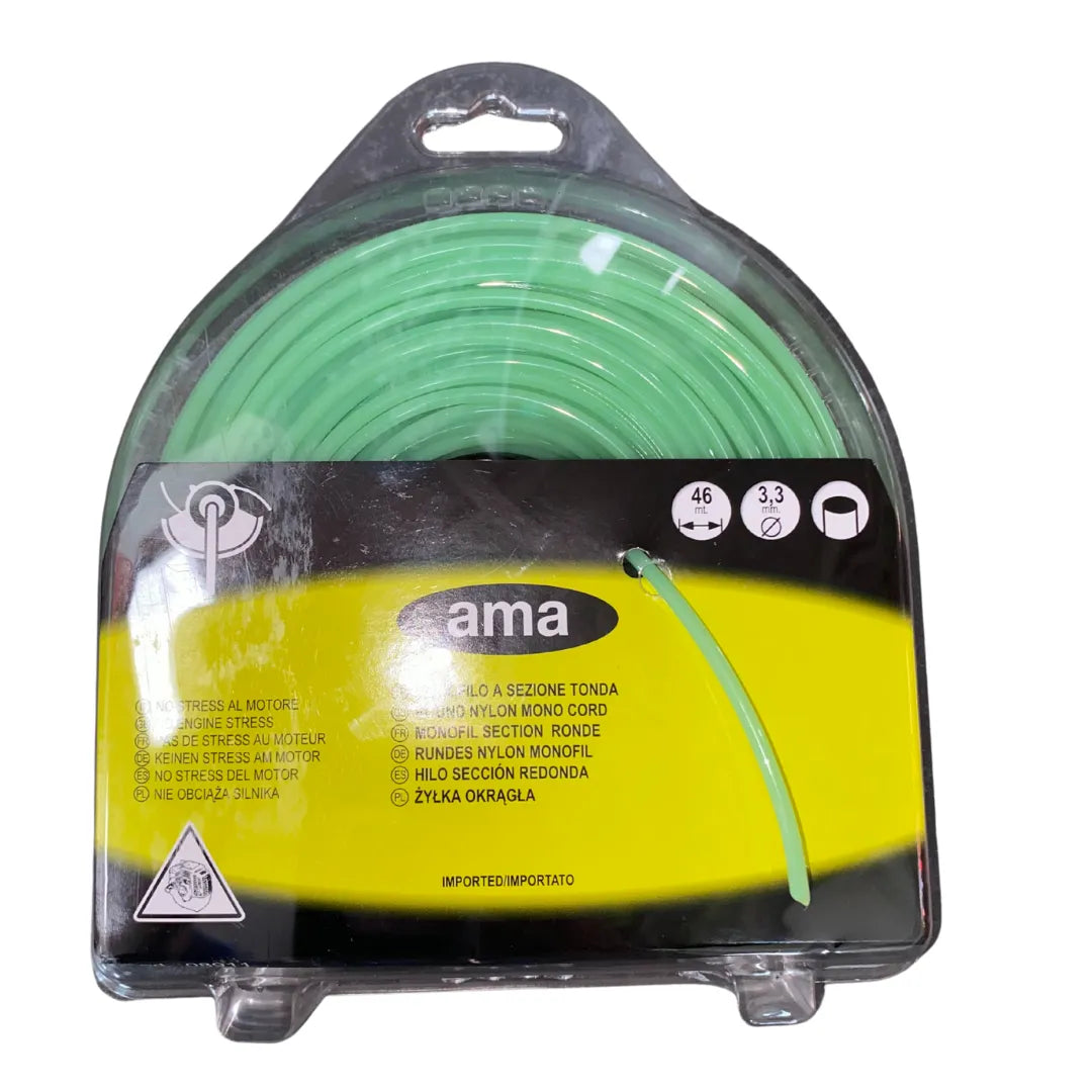 Ama Round Nylon Trimmer Line 3.3mm X 46m