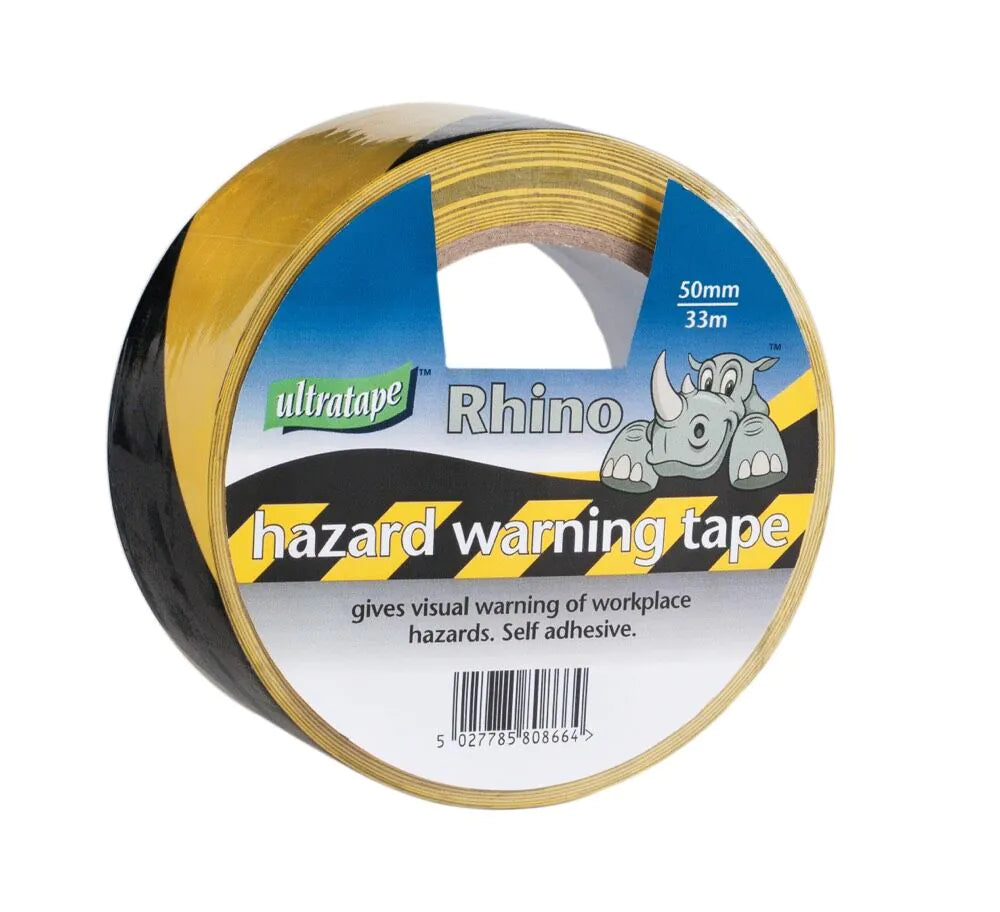 Black & Yellow Hazard Tape