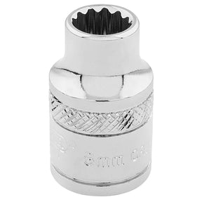 Draper HI-TORQ 12 Point Socket, 3/8" Sq, Dr, 8mm