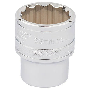 Draper 1/2" Sq. Hi-Torq® 12 Point Socket (23mm)