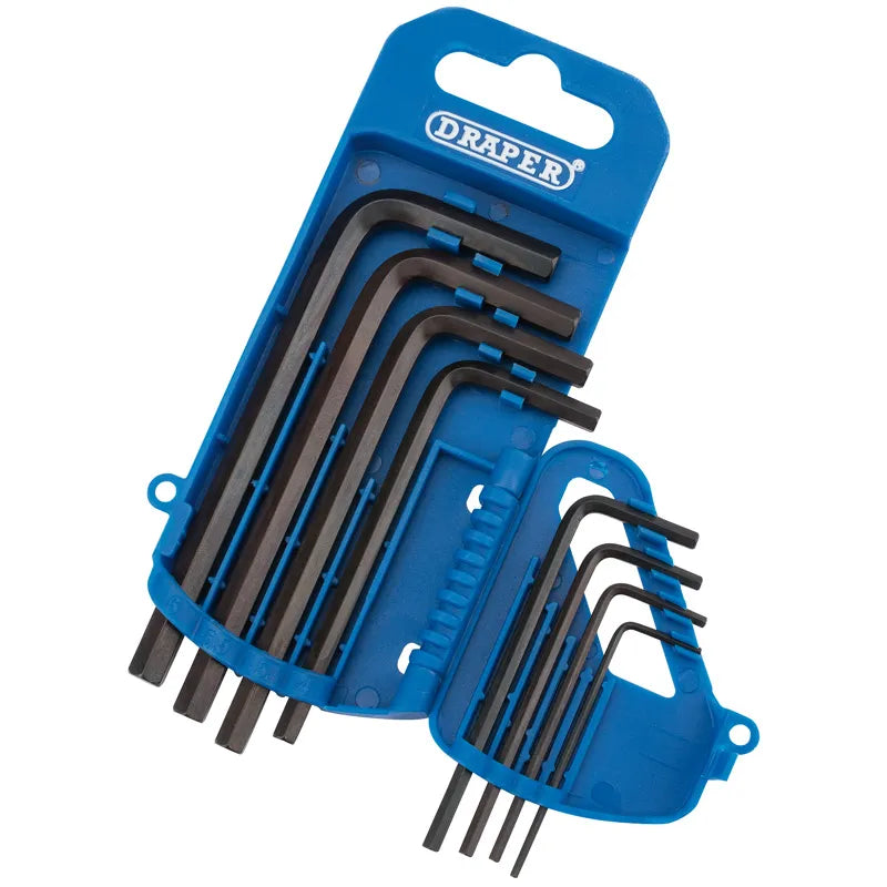 Draper Metric Hexagon Key Set With Storage Holder (8 Piece)