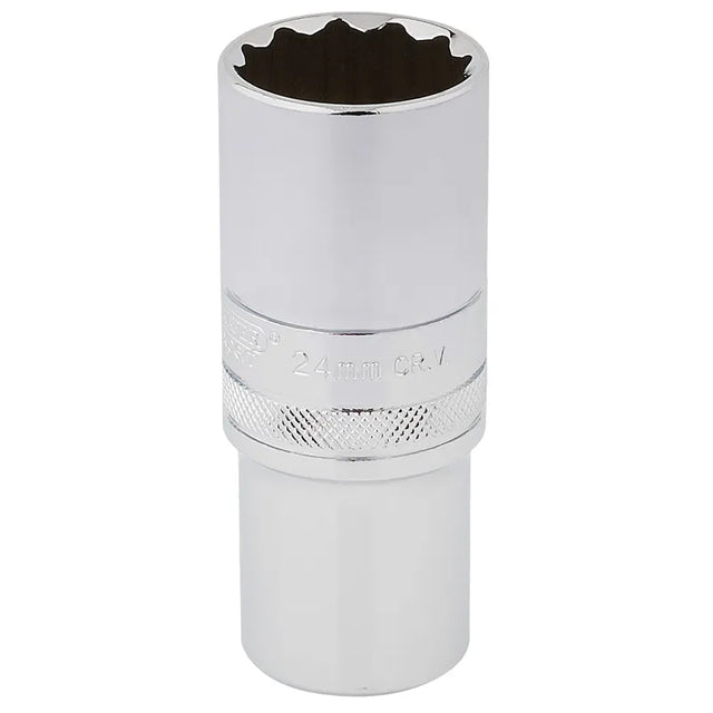 Draper HI-TORQ 12 Point socket, 1/2" Sq, Dr, 24mm