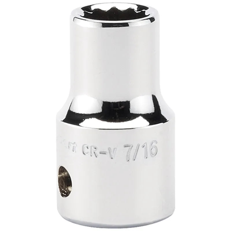 Draper 7/16" 1/2" Sq. Dr. Hi-Torq® 12 Point Socket